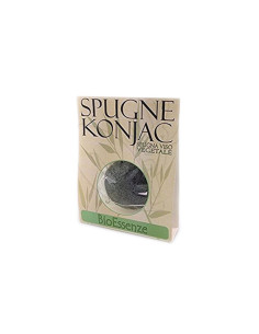 Esponja baño Konjac negra bio Essenze